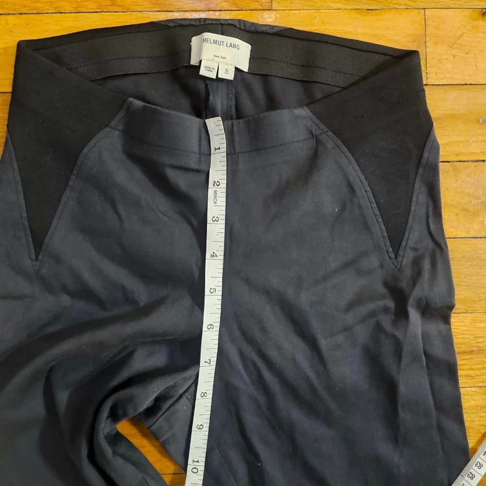 Helmut Lang Black Leggings Pants Womens Size S